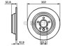 Задний тормозной диск 0986479254 BOSCH