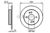 Задний дисковый тормоз 0986479256 BOSCH