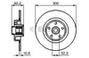 Задний тормозной диск 0986479280 BOSCH