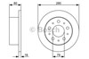 Задний дисковый тормоз 0986479316 BOSCH