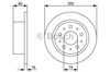 Дисковый тормоз 0986479317 BOSCH