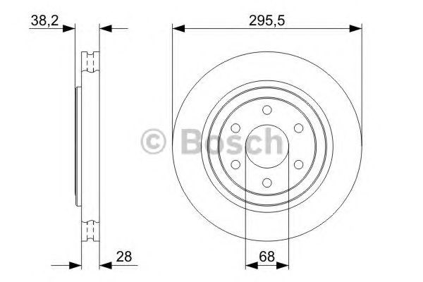 Ротор тормозной 0986479356 BOSCH