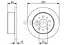 Задний дисковый тормоз 0986479399 BOSCH