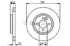 Передний тормозной диск 0986479437 BOSCH