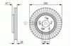 Тормоз дисковый передний 0986479456 BOSCH