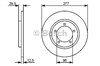 Передний тормозной диск 0986479487 BOSCH