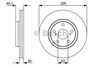 Диск тормозной передний 0986479560 BOSCH