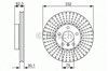 Тормоз дисковый передний 0986479624 BOSCH