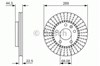 Диск тормозной передний 0986479779 BOSCH