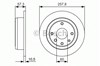 Задний дисковый тормоз 0986479985 BOSCH