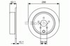 Тормозной диск 0986479A10 BOSCH