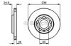 Передний тормозной диск 0986479B62 BOSCH