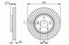 Тормоз дисковый передний 0986479C51 BOSCH