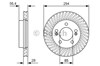 Тормоз дисковый передний 0986479D32 BOSCH