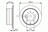 Задний дисковый тормоз 0986479R15 BOSCH