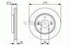 Тормоз дисковый передний 0986479R26 BOSCH