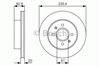 Передний тормозной диск 0986479R52 BOSCH