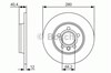 Диск тормозной задний 0986479R91 BOSCH