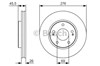 Передний тормозной диск 0986479S00 BOSCH