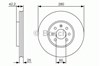 Передний тормозной диск 0986479S55 BOSCH