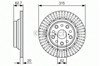 Диск тормозной задний 0986479T06 BOSCH