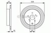 Диск тормозной задний 0986479T16 BOSCH