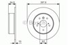 Задний дисковый тормоз 0986479T69 BOSCH