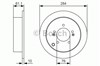 Тормозные диски 0986479U37 BOSCH