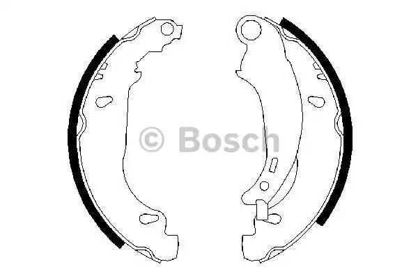 BOSCH 0986487568 Колодки тормозные задние барабанные в наличии Запорожье