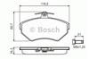 Колодки 0986494010 BOSCH