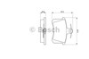 Комплект задних колодок 0986494059 BOSCH