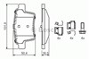 Колодки тормозные дисковые комплект 0986494076 BOSCH