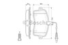 Колодки 0986494097 BOSCH