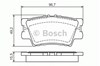 Колодки дисковые  0986494154 BOSCH