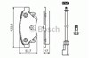 Задние дисковые колодки 0986494171 BOSCH