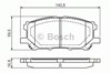 Колодки тормозные дисковые комплект 0986494218 BOSCH