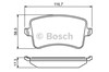 Колодки тормозные задние, дисковые 0986494254 BOSCH