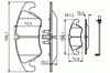 Тормозные колодки 0986494259 BOSCH