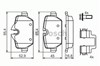 Колодки на тормоз задний дисковый 0986494269 BOSCH