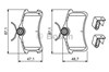 Колодки тормозные дисковые комплект 0986494274 BOSCH