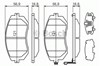 Колодки тормозные 0986494315 BOSCH
