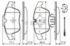 Передние тормозные колодки 0986494371 BOSCH