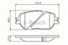 Передние тормозные колодки 0986494418 BOSCH