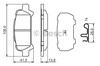 Колодки тормозные дисковые комплект 0986494445 BOSCH