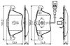 Передние тормозные колодки 0986494550 BOSCH