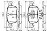 Колодки 0986494695 BOSCH