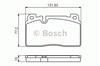 Колодки тормозные передние дисковые 0986494702 BOSCH