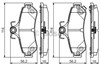 Задние тормозные колодки 0986495173 BOSCH