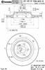 Диск тормозной задний 09A81811 BREMBO