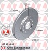 Передний тормозной диск 100121652 ZIMMERMANN